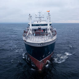 «Владимир Вдовиченко» — головное судно в серии, которая строится на российских верфях по заказу РРПК. Фото пресс-службы компании