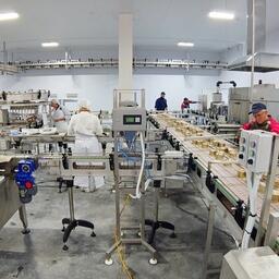 Производство рыбных консервов на рыбоперерабатывающем комплексе компании «Камчаттралфлот».