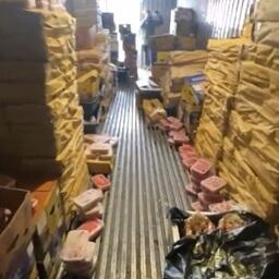 Всего изъято свыше 4 тонн краба. Скриншот оперативной съемки