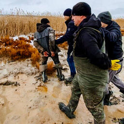 Участников ОПГ задержали пограничники и рыбинспекторы. Фото пресс-службы Нижнеобского теруправления Росрыболовства