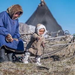 Коренные жители Ямала. Фото пресс-службы правительства ЯНАО. CC BY 4.0