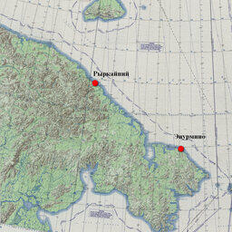  Изыскания буду производиться вдоль береговой линии Чукотского моря от села Рыркайпий до села Энурмино 