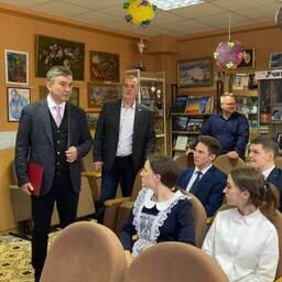 Директор ВНИРО Кирилл КОЛОНЧИН посетил Лицей № 1 имени Н.К. Крупской. Фото пресс-службы института