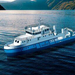 Внешний вид будущего судна. Изображение предоставлено пресс-службой Росрыболовства