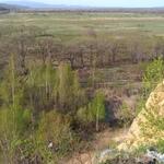 Красивый вид с заброшенного карьера. К сожалению, внизу свалка