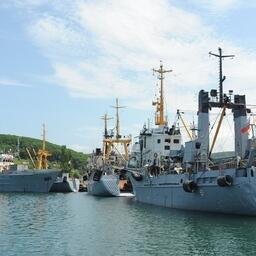 Рыбацкие суда в Приморье