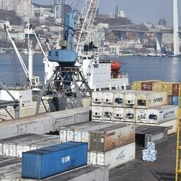 Рефвагоны и рефконтейнеры для рыбы в порту Владивостока