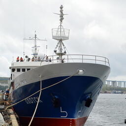 Краболов «Охотск», построенный на Восточной верфи