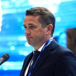 Руководитель Росрыболовства Илья ШЕСТАКОВ на открытии Seafood Expo Russia в 2021 г.