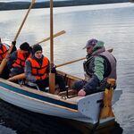 Моторную практику десятиклассники прошли на озере Кильдин