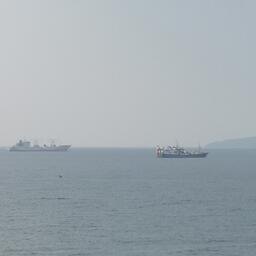 Суда в водах Кунашира