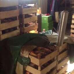 Арендованный цех для хранения рыбы. Скриншот оперативной съемки