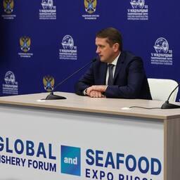 Глава Росрыболовства Илья ШЕСТАКОВ ответил на вопросы Fishnews на пресс-конференции. Фото пресс-службы ФАР
