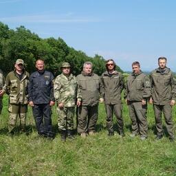 К охране идущего на нерест лосося привлечены сотрудники ЧОП с Сахалина. Фото пресс-службы Северо-Восточного филиала Главрыбвода 