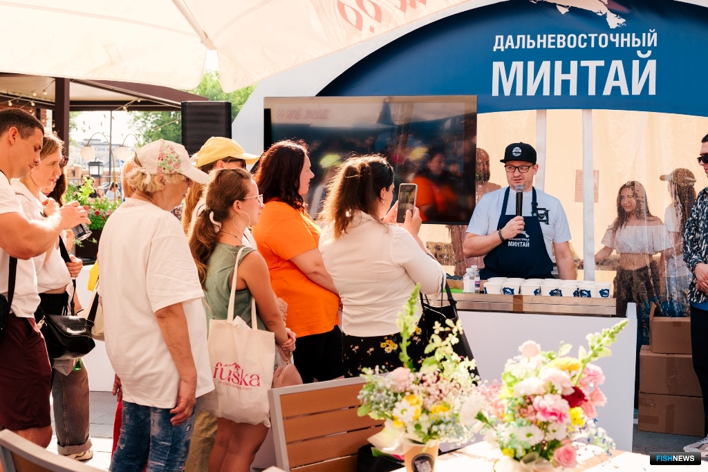 Ассоциация добытчиков минтая активно участвовала в фестивале «Вкус лета» с программой «Дальневосточный минтай». Фото пресс-службы АДМ