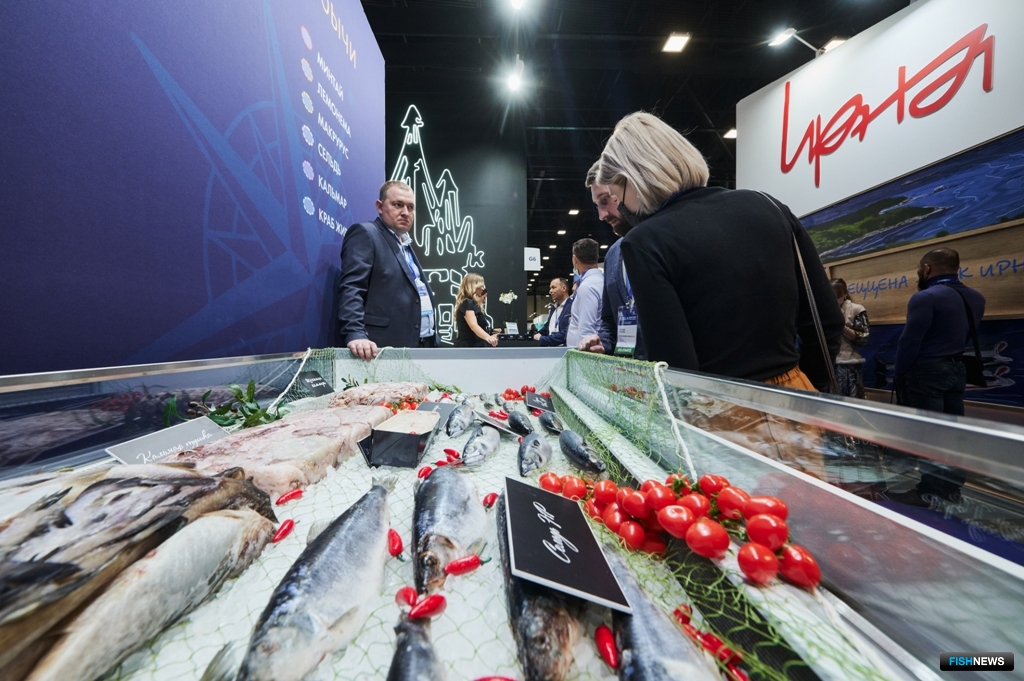 Seafood Expo Russia демонстрирует результаты, которых достигло российское рыбное хозяйство, и направления, в которых оно видит перспективу. Фото пресс-службы ESG