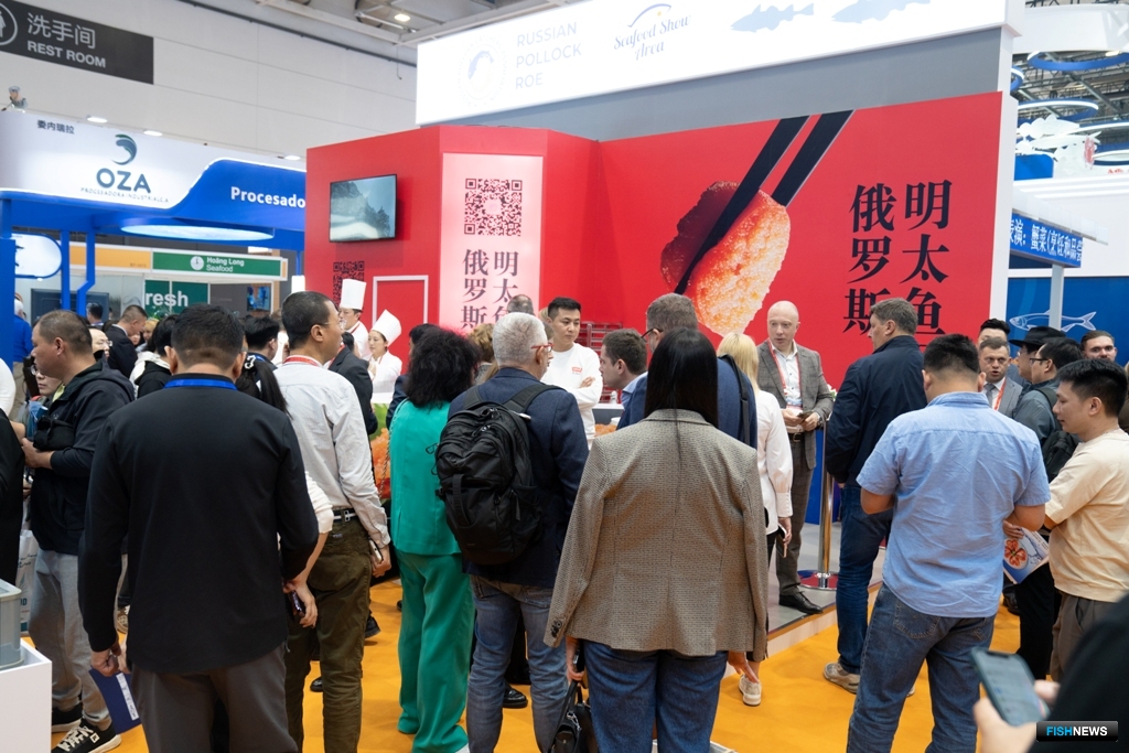 Презентацию минтаевой икры АДМ организовала на выставке China Fisheries and Seafood Expo в Циндао