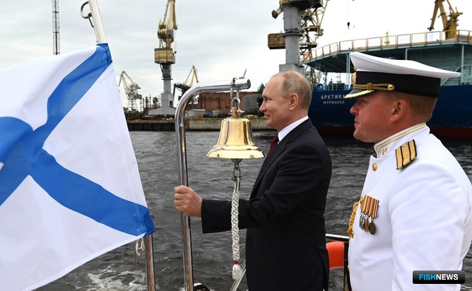 В торжественной церемонии принял участие президент Владимир ПУТИН. Фото пресс-службы Кремля