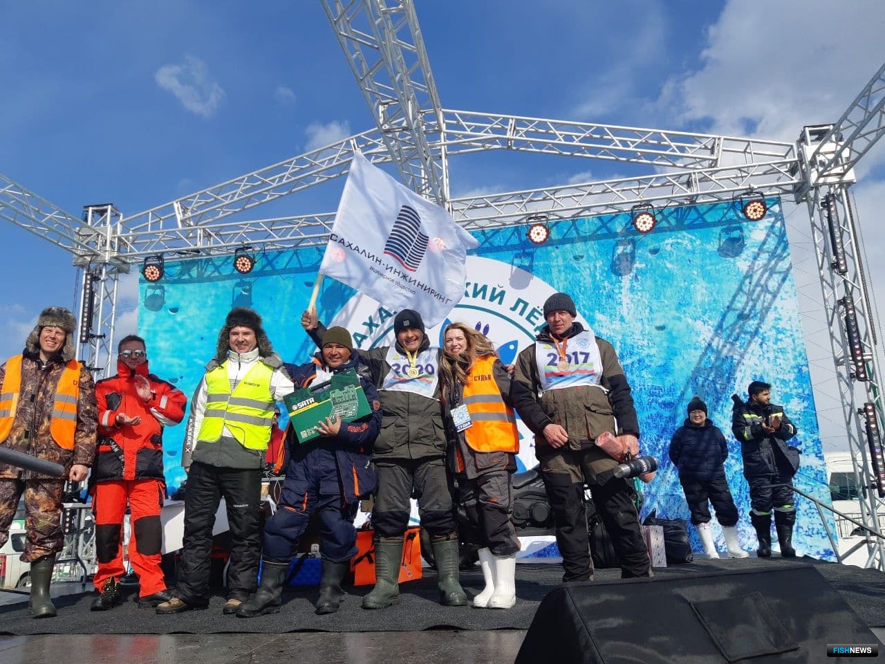 АРСО много лет участвует в проведении рыбацких соревнований «Сахалинский лед»