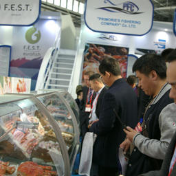Национальный стенд Российской Федерации привлекал повышенное внимание на China Fisheries and Seafood Expo - 2016