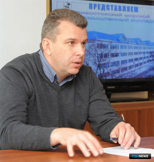 Начальник Владивостокского морского рыбопромышленного колледжа Евгений Дубовик