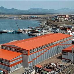 Завод расположен на острове Кунашир