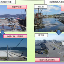 Пример восстановления рыбного порта (рыбный порт Исиномаки, город Исиномаки, префектура Мияги). Из доклада Департамента рыболовства Министерства сельского, лесного и рыбного хозяйства Японии