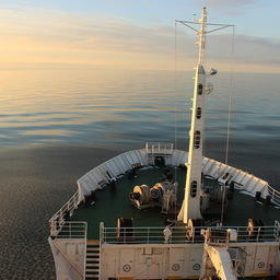 Восход в море Лаптевых. Фото пресс-службы ННЦМБ