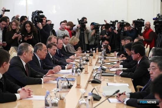 Российско-японские переговоры на уровне министров иностранных дел прошли в Москве. Фото пресс-службы МИД РФ