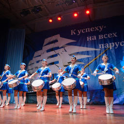 В Дальрывтузе отметили 55-летие путинного отряда «Голубой меридиан». Фото пресс-службы университета