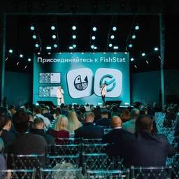 Команда экосистемы FishStat поделилась опытом новых процессов в рыбной промышленности на конференции SberPro Tech 2025. Фото пресс-службы компании