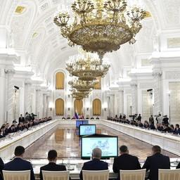Заседание Госсовета по аграрной политике прошло в Кремле. Фото пресс-службы президента