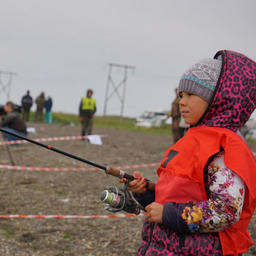 В рамках фестиваля прошел и детский чемпионат по рыбной ловле. Фото пресс-службы правительства Камчатки
