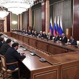Президент Владимир ПУТИН провел встречу с новым правительством. Фото пресс-службы главы государства