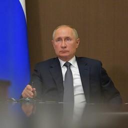 Президент Владимир ПУТИН на сентябрьском видеозаседани Госсовета. Фото пресс-службы главы государства