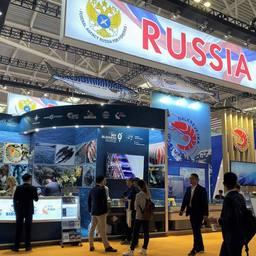 В 2019 г. в составе российского стенда на China Fisheries and Seafood Expo в Циндао было свыше 30 компаний - это самое большое количество за все годы участия. Фото ESG