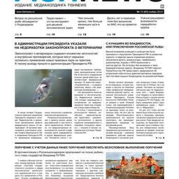 Газета “Fishnews Дайджест” № 11 (41) ноябрь 2013 г.