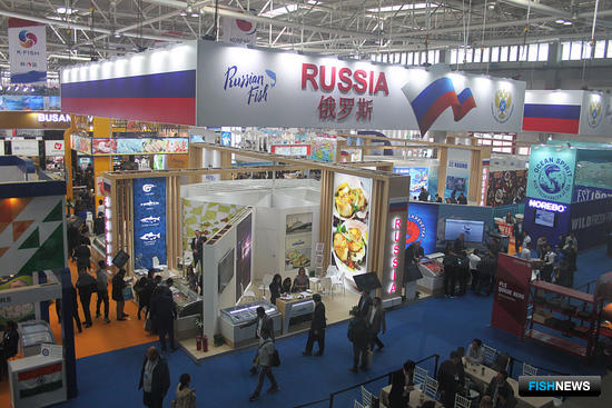 Второй год подряд российская рыбная отрасль представлена на выставке China Fisheries and Seafood Expo в Циндао под единым флагом