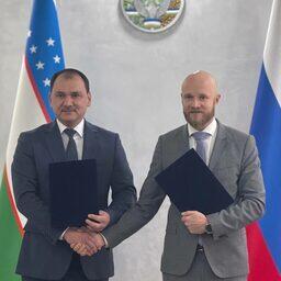 Заместитель руководителя Росрыболовства Андрей ЯКОВЛЕВ и заместитель министра сельского хозяйства Республики Узбекистан Кахрамон ЮЛДАШЕВ