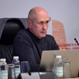 Председатель Рыбного союза Александр ПАНИН на встрече с журналистами. Фото пресс-службы отраслевого объединения