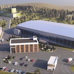 Склад будут расположен в Надеждинском районе. Эскиз предоставлен компанией «Айсберг»