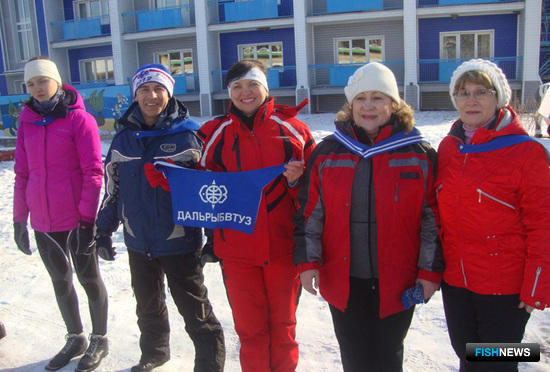 Лыжники Дальрыбвтуза в полной спортивной готовности