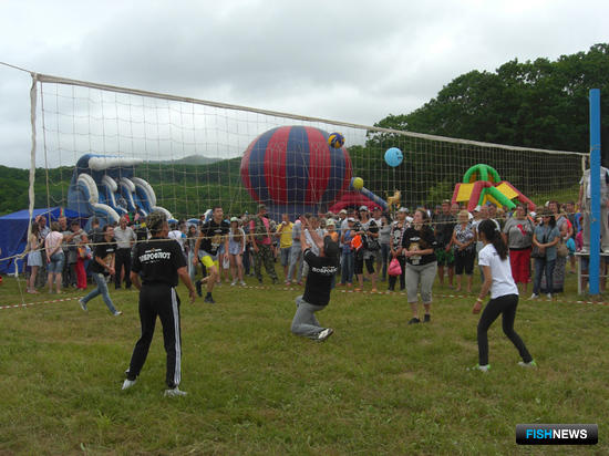 Среди сотрудников ГК «Доброфлот» проходил чемпионат по волейболу