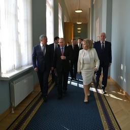 Встреча Владимира ПУТИНА с Советом законодателей прошла в Санкт-Петербурге. Фото пресс-службы президента