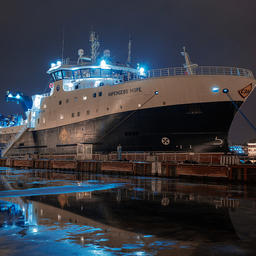 Новый флагман Архангельского тралового флота «Баренцево море» отправится на промысловые испытания из Санкт-Петербурга