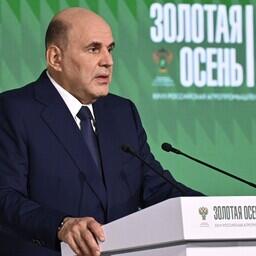 На пленарном заседании выставки «Золотая осень» премьер-министр Михаил МИШУСТИН рассказал о планах по цифровизации АПК. Фото пресс-службы правительства