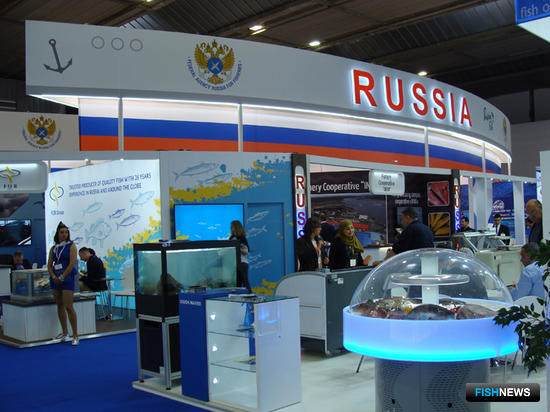 Национальный стенд Российской Федерации на брюссельской выставке Seafood Expo Global / Seafood Processing Global 2018