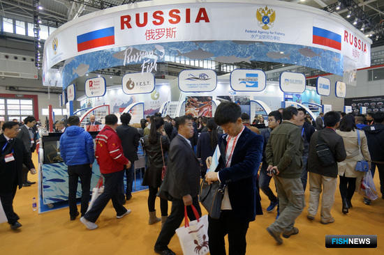 Росрыболовство и 15 ведущих отраслевых компаний России презентовали в Китае объединенную национальную экспозицию