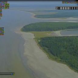 Контроль акватории и береговой полосы озера Медвежье производится с помощью беспилотного летательного аппарата