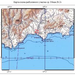 Договор на участок на реке Уйкан заключили с единственным заявителем по начальной цене — 8,3 млн рублей. Карта с сайта торгов